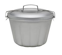 Mrs. Anderson's Baking Non-Stick Steamed Pudding Mold with Lid, 1.6-Liters