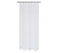 Mrs Awesome 36x78 Small Stall Shower Curtain Liner with 3 Magnets Clear PEVA 8G Thick & Heavy Duty, Waterproof, Narrow Stall Size 36 x 78 inches, Clear