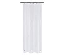 Mrs Awesome Small and Narrow Stall Shower Curtain or Liner 32 x 72 inch-PEVA 8G, Clear-Water Proof and PVC Free-Clear