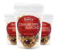 Mrs. Barr’s Natural Foods Granola | Cranberry & Almond | Certified Organic Gluten Free Oats | Soft Texture | Small Batch | Gourmet Quality | Real Ingredients | 10 Ounces (3 Pack)