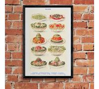 "Mrs Beeton's Salads" on Framed Prints, Canvas, Framed Canvas, Acrylic or Print-only