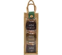 Mrs Bridges 3 Jar Luxury Chutney Collection Natural Jute Hamper Gift Bag. Gourmet Scottish Caramelised Onion & Garlic Chutney, Mango Chutney with Lime & Ginger, Chilli Jam. Present Birthday Christmas