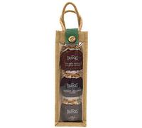 Mrs Bridges 3 Jar Luxury Chutney Collection Natural Jute Hamper Gift Bag. Gourmet Scottish Sun Dried Tomato & Balsamic Chutney, Beetroot and Red Onion Chutney, Chilli Jam. Present Birthday Christmas