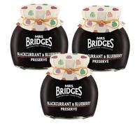 Mrs Bridges - Blackcurrant and Blueberry Preserve - 340g - Pack of 3