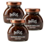 Mrs Bridges - Caramelised Onion & Garlic Chutney - 100g - Pack of 3