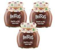 Mrs Bridges - Date and Fig Chutney - 295g - Pack of 3