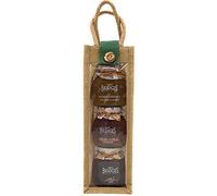 Mrs Bridges Gourmet Hamper Jute Bag -Mango Chutney with Lime & Ginger ,Ginger and Chilli Chutney and Chilli Jam. Ideal for Anniversary’s, Mothers day and Birthdays.