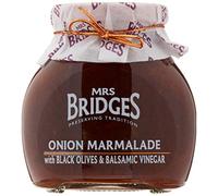 Mrs Bridges Onion Marmalade with Black Olives and Balsamic Vinegar (Pack of 6)