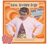 Mrs Browns Boys Calendar 2026 Official Square Wall Calendar Gift Present with Free Organising Stickers