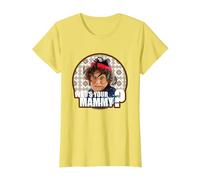 Mrs Brown's Boys Who's Your Mammy White T-Shirt, Women, Lemon Yellow, X-Small