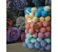 Mrs Bumblebaths 100 Large Bag Mini Scented Fragranced Bath Bombs Marbles Chill Pills Fizzies Fizzes Gift Wedding Favours Kids 1kg