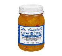 Mrs. Campbell's All Natural Sweet Southern Chow Chow Relish, 16 Oz Glass Jar