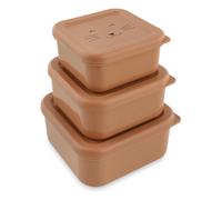 Mrs. Cat 3-piece snack boxes Pink one size