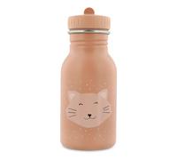 Trixie Drinking Bottle - Mrs. Rabbit - 350ml Stainless Steel Water Bottle for Kids - Pink - Leakproof - Eco-Friendly and BPA-Free