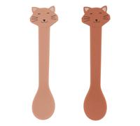 Mrs. Cat Silicone Spoons - Set of 2 Pink one size