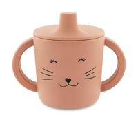 Mrs. Cat Silicone Training Cup Pink one size
