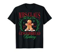 Mrs Claus Funny Christmas Bakery T-Shirt