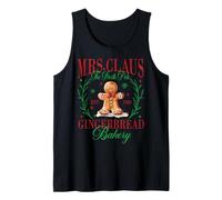 Mrs Claus Funny Christmas Bakery Tank Top