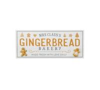 Mrs Claus Gingerbread Bakery Sign