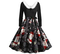 Mrs Claus Outfit For Women, Women Xmas Santa Gift Xmas Dresses For UK Ladies Dress Womens Dresses Christmas Costumes Adult Mrs Santa Claus Costume