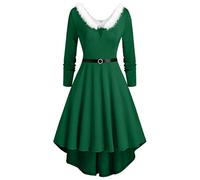 Mrs Claus Outfit For Women, Women'S Christmas Snowflakes Xmas Christmas Clothes For Women Xmas Dress Plus Size Dresses Costumes Adult Womens Santa Costume