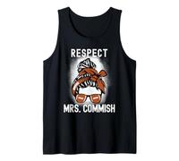 Mrs Commish Fantasy Football Commissioner Wife Draft Tank Top