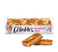 Mrs Crimble’s 12 Bakewell Slices, Gluten Free, Premium Quality Cake Bars, Ready to Eat, Certified Free From Gluten, Wheat Free & Vegetarian Friendly (Pack of 3, Total 12 Slices)