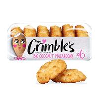 Mrs Crimbles 6 Large Coconut Macaroons (Pack of 6, Total 36 Slices)