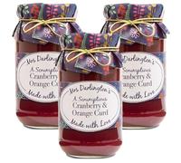 Mrs Darlingtons Cranberry and Orange Curd - Christmas Gold Tie - 320g - Pack of 3