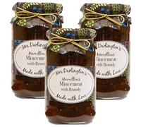 Mrs Darlingtons Mincemeat with Brandy - Christmas Gold Tie - 410g - Pack of 3