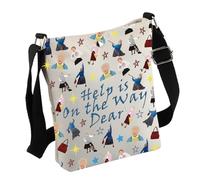 Mrs. Doubtfire Inspired Gift Mrs. Doubtfire Crossbody Bag M-rs. D-oubtfire Fans Gift Help Is On The Way Dear (Way Dear Crossbody)