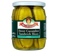 Mrs Elswood Sweet Cucumber Sandwich Slices (540g) - Pack of 6