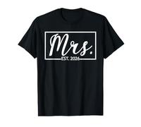 Mrs. Est. 2026, Married Couple, Wife Husband Wedding Mr, Mrs Value Graphic T-Shirt
