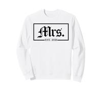 Mrs. Est. 2026 Wife Husband Married Couple, Wedding Mr Mrs Sweatshirt