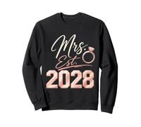 Mrs Est 2028 Newlywed Just Married Wedding Wifey Gift Sweatshirt