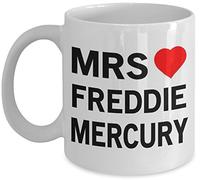 Mrs Freddie Mercury Love Heart Gift Mug shan26