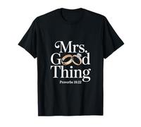 Mrs Good Thing Christian Proverbs Christian Couples T-Shirt