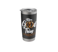 Mrs Good Thing Inspirational Quote Proverbs 18:22 Funny Stainless Steel Insulated Tumbler