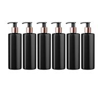 Mrs Hinch Customisable DIY Refillable 500ml PET Plastic Lotion Pump Bottle with Rose Gold Lid (15)