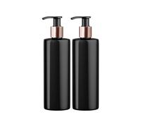 Mrs Hinch Customisable DIY Refillable 500ml PET Plastic Lotion Pump Bottle with Rose Gold Lids (2)