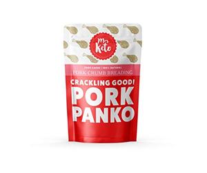 Mrs. Keto Pork Scratchings Panko Crunch - Zero Carb Pork Crackling Breadcrumbs - Low Carb Food, High Protein Snack, Gluten Free, Carnivore Diet | 250g
