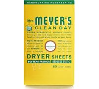 Mrs. Meyer's Clean Day Dryer Sheets, Honeysuckle, 80 ct