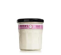 MRS. MEYER'S CLEAN DAY Soy Aromatherapy Candle, 35 Hour Burn Time, Made with Soy Wax and Essential Oils, Peony, 7.2 oz