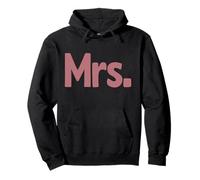 Mrs., Mr. and Mrs. Married Wedding Matching Wife Husband Mrs Pullover Hoodie