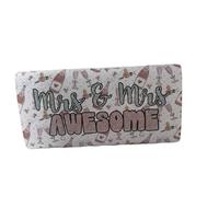 Mrs & Mrs Awsome, Novelty, funny, themed Chocolate Bar gift.For wedding congratulations. Gay Pride gift for friends, family and work colleagues. (One Size, Caramel)