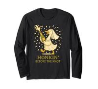 Mrs. Silly Goose Wedding On The Loose Honkin Before The Knot Long Sleeve T-Shirt