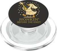 Mrs. Silly Goose Wedding On The Loose Honkin Before The Knot PopSockets PopGrip for MagSafe