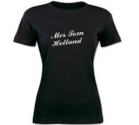 Mrs Tom Holland T-Shirt, S Black