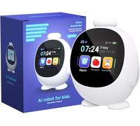 MRSCOZ Kids AI Alarm Clock, Smart AI Clock with ChatGPT, Voice-Controlled, AI Device, Sound Machine to Wake Alarm Clock for Toddlers and Kids, WiFi Connected