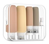 Mrsdry 16 Pack Travel Bottles for Toiletries, Large 6oz Silicone Travel Containers, Leak Proof Refillable Liquid Shampoo And Conditioner Travel Essentials